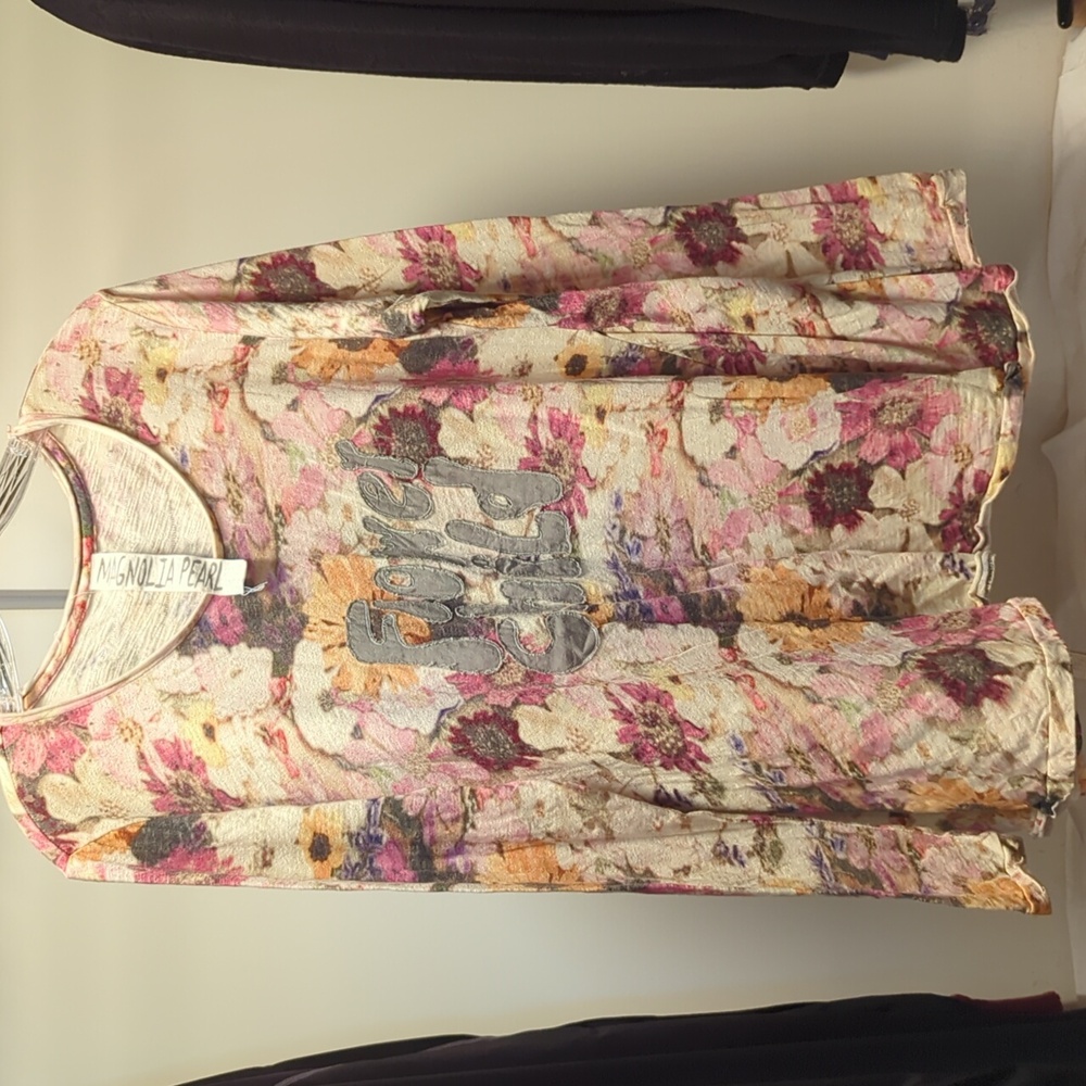Magnolia Pearl Flower Child Long Sleeve Tee